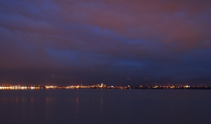 Anchorage at night