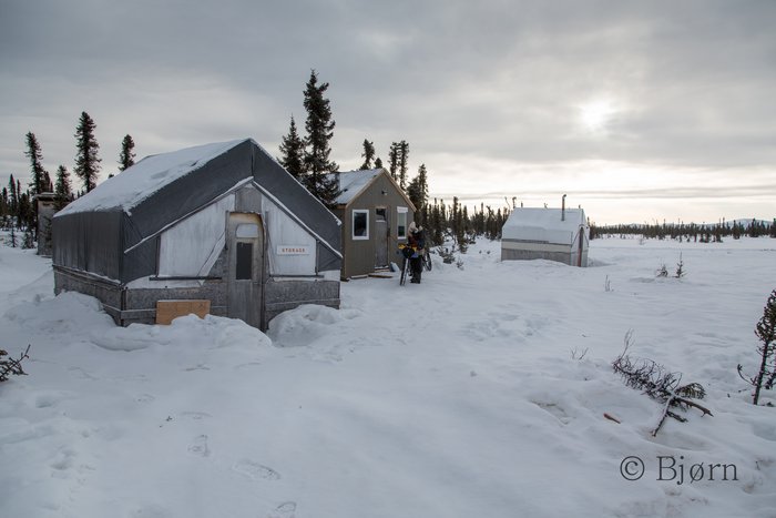 Between the Kuskokwim and Yukon Rivers is a vast wilderness with no year-round residents. There are however Iditarod checkpoints, like this one in Cripple.