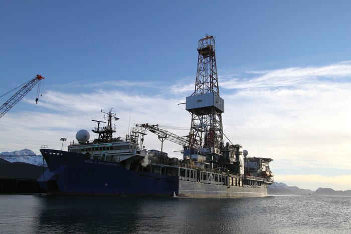Shell Drilling Ship in Seward.