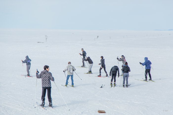 NANA Nordic teaches kids how to ski throughout the northwestern region of Alaska. 