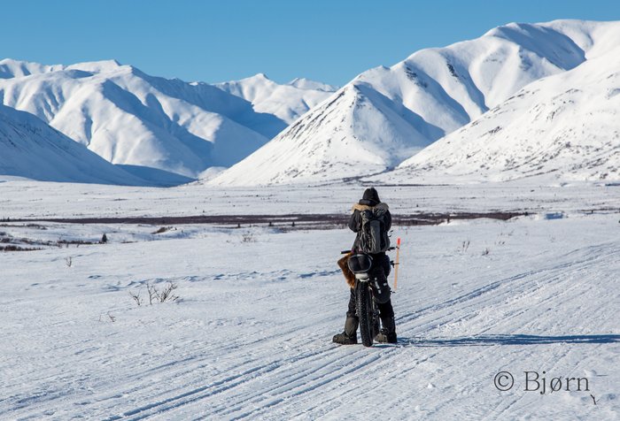 Words fail to describe the joy of fat-biking over the Alaska Range.